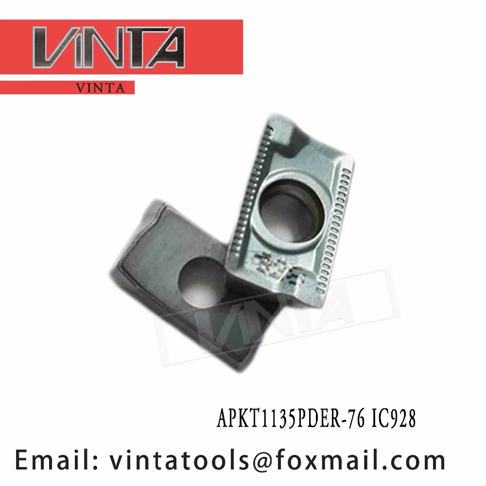 Бесплатная доставка Высокое качество APKT1135PDER-76 IC928 cnc Карбид фрезерные установки |