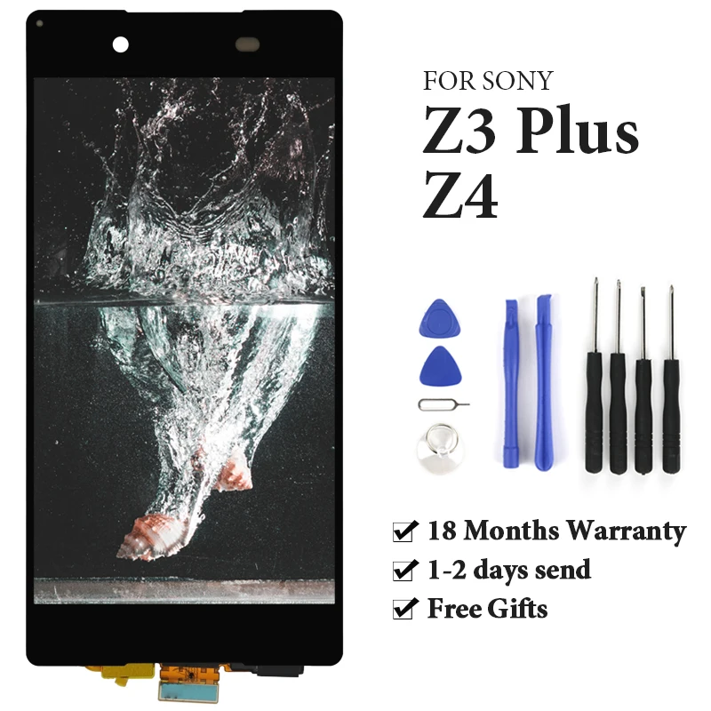 

1pc No Dead Pixel 5.2" Display For Sony Xperia Z4 Z3+ Z3 Plus E6553 LCD Screen Digitize Phone Replacement Assembly Compatible