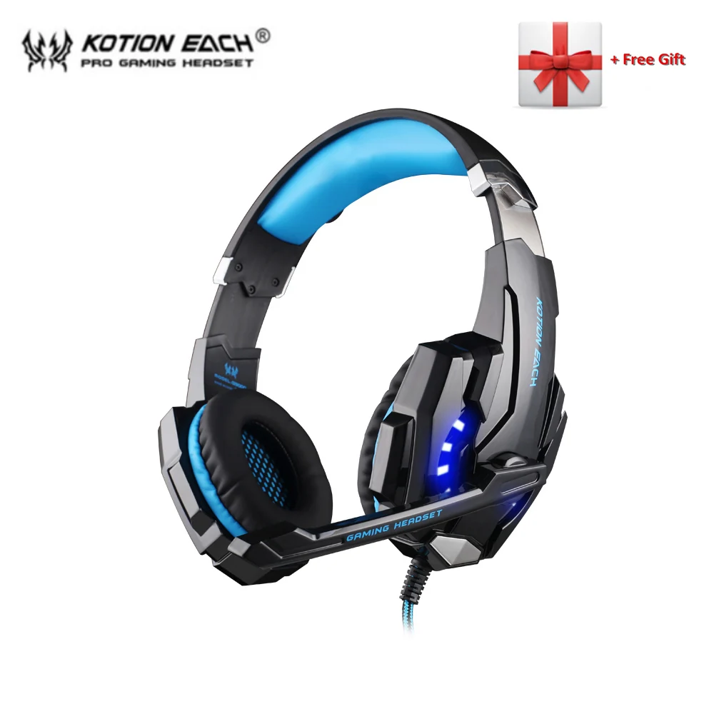 Игровая гарнитура G2000 Gamer проводные наушники с микрофоном светодиодная подсветка