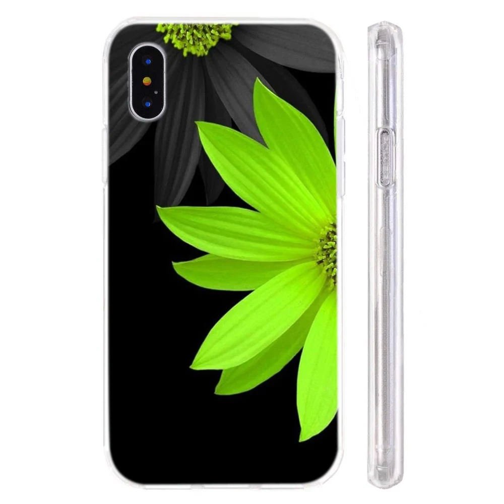 Soft Phone Case For iPhone 6 7 8 plus XS Max Covers TPU Colorful Landscape Flora Painted Fundas X XR Z009 |