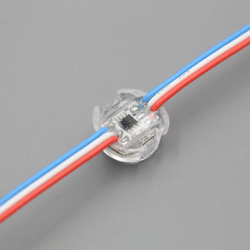 Светодиодный точечный светильник WS2811 5 В 20 мм полноцветный 5050 SMD RGB светодиодный 50