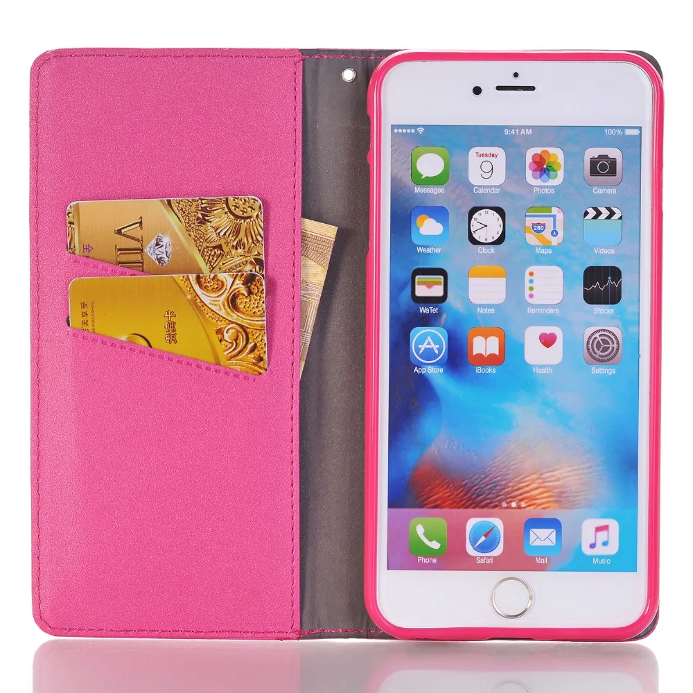 Чехол книжка FULAIKATE для iPhone 6 6s с рисунком из мультфильма задняя крышка s чехол