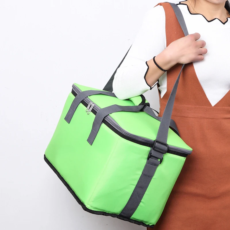 Большой Ёмкость мешок льда изоляции Термальность плечи Водонепроницаемый