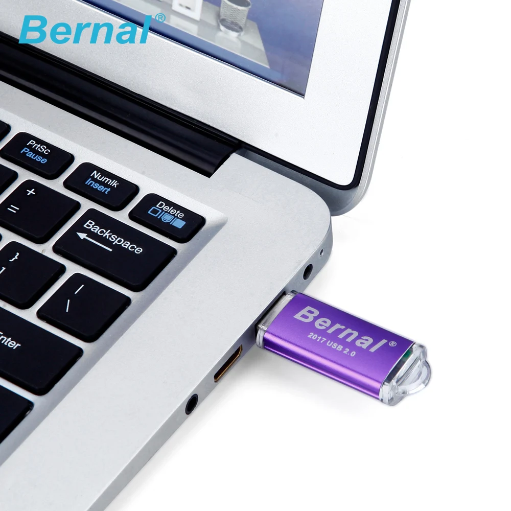 Bernal высокоскоростные USB 2.0 flash drive флэш диск кабель pendrive 8 гб памяти металла до 32 64 - Фото №1