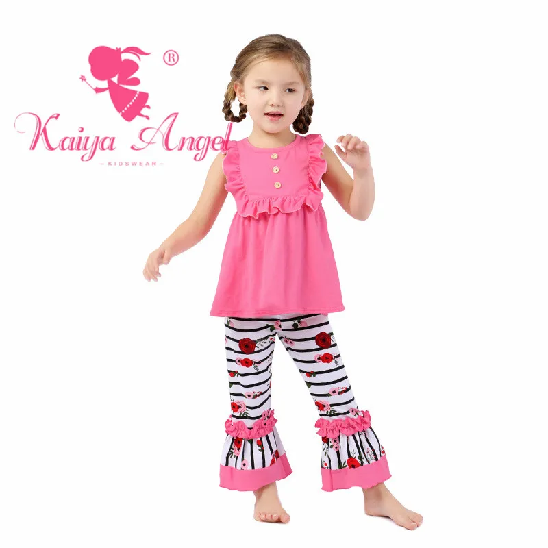 Kaiya Angel хлопковый топ с изображением арбуза Happy Easter брюки цветными яйцами летняя