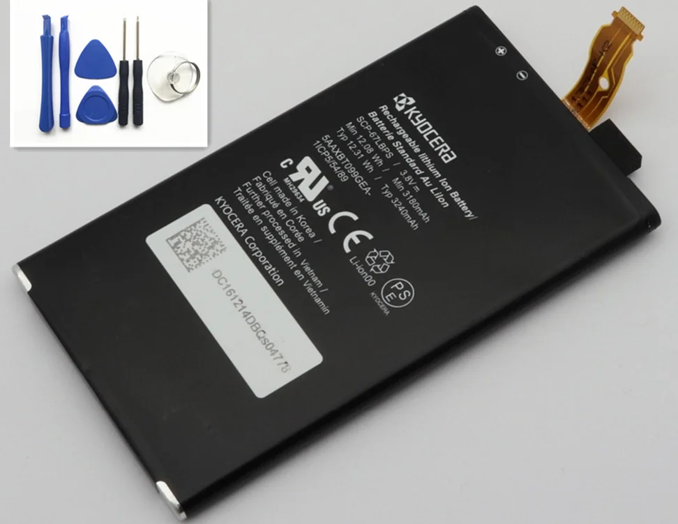 Для 5 дюймового аккумулятора Kyocera DuraForce Pro E6820 E6810 Оригинальная батарея емкостью 3240