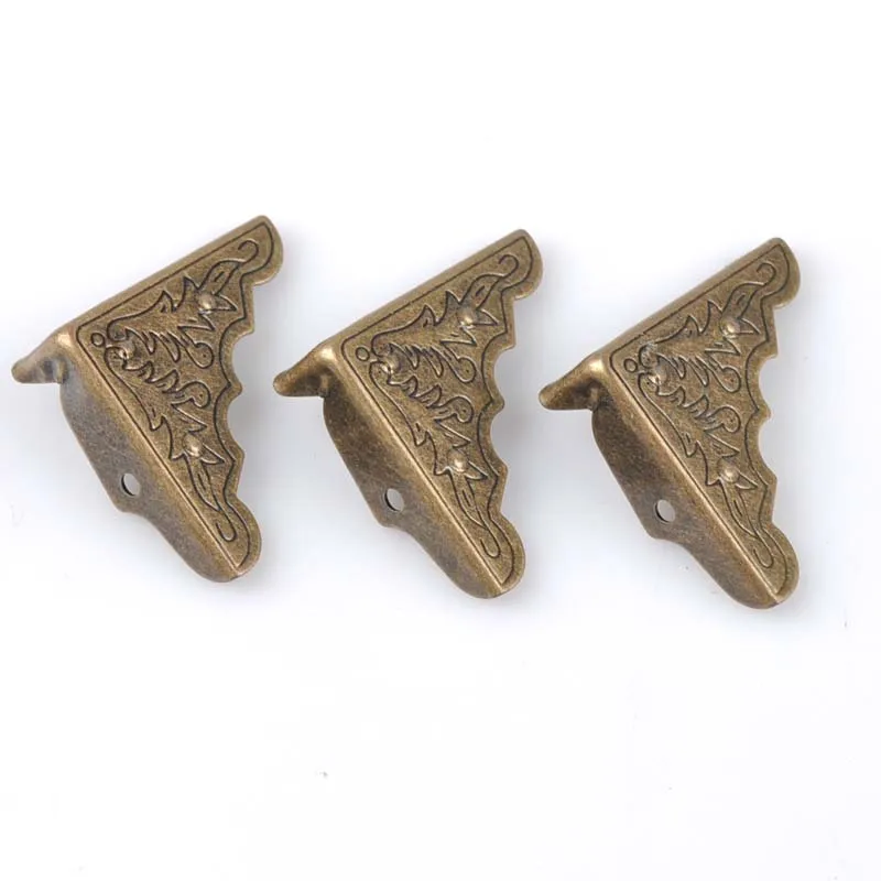 10 шт. коричневые металлические Альбомы для книг угловые протекторы коробки