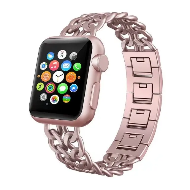 Нержавеющая сталь часы группа для iWatch Apple Watch пряжка аксессуары ремешок LinkClassical