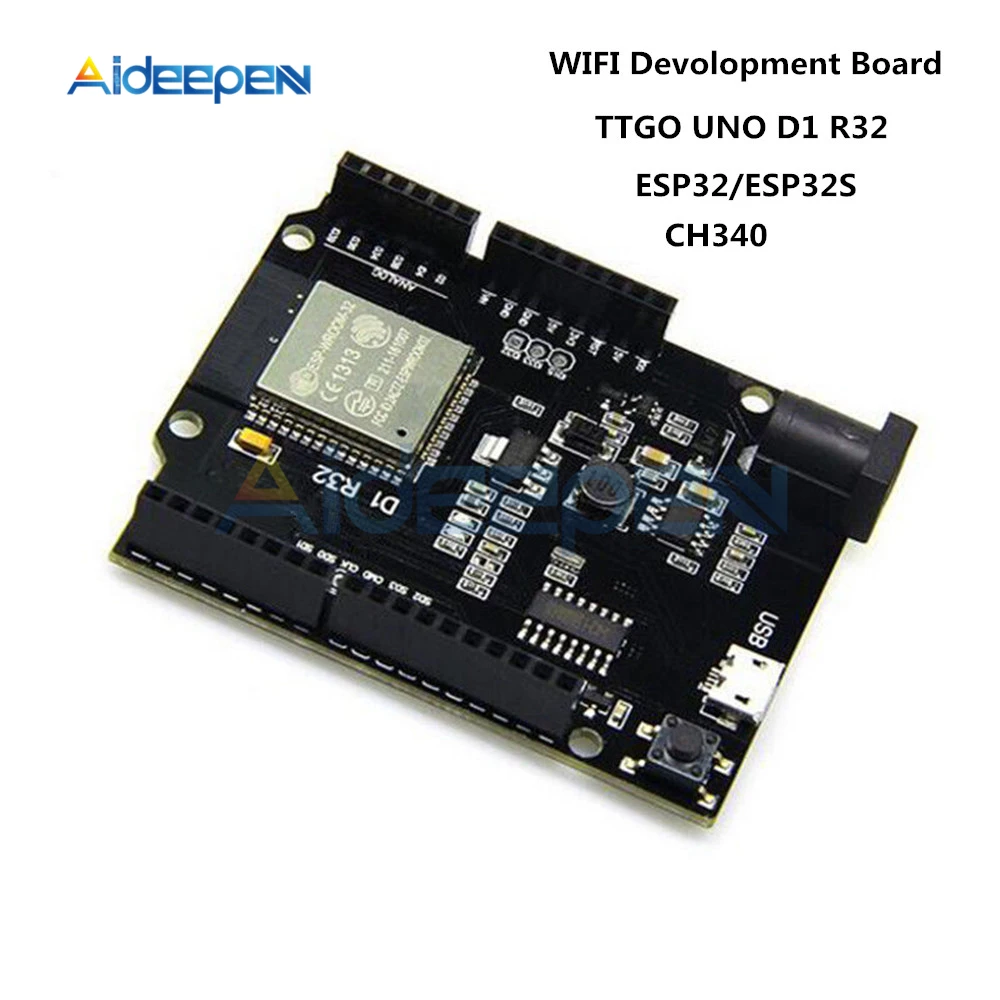 Беспроводная плата разработки ESP32 с Wi Fi и Bluetooth CH340 для Wemos D1 USB интерфейс UNO R3 R32