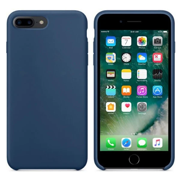 1 Cobalt Blue Официальный силиконовый чехол для iPhone 7 8 Plus чехол для iPhone 6 S 6 S чехол для телефона s для iPhone XS MAX XR X Чехол без логотипа Coque - Цвет: 1 Cobalt Blue