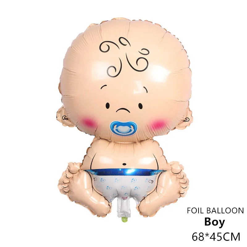 baby boy balloon Baby Shower украшения это мальчик девочка баннер Пол свидетельствуют о Oh Baby шар День рождения украшения детских товаров - Цвет: baby boy balloon