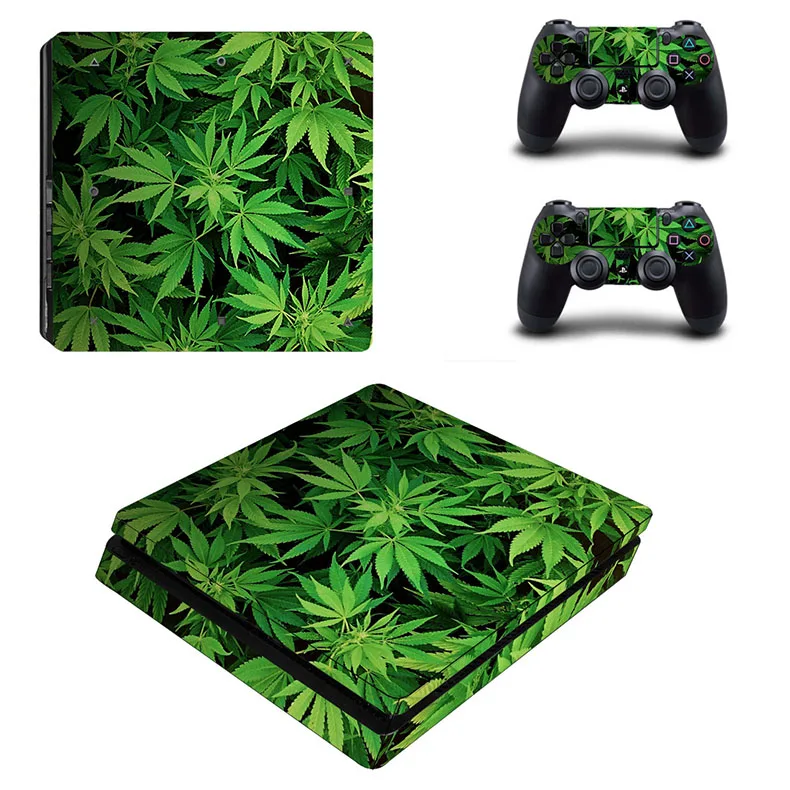 YSP4S-0087 PS4 Slim Skin PS 4 Slim sticker s Play station 4 Slim виниловые наклейки для Playstation 4 Slim консоли и двух контроллеров - Цвет: YSP4S-0087