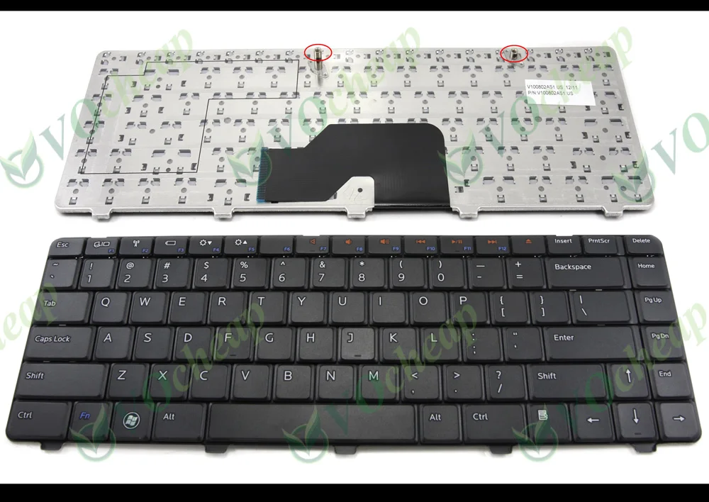 Новая клавиатура для ноутбука Dell Inspiron 1370 черная версия США 0HC1J0 HC1J0 NSK DJB01