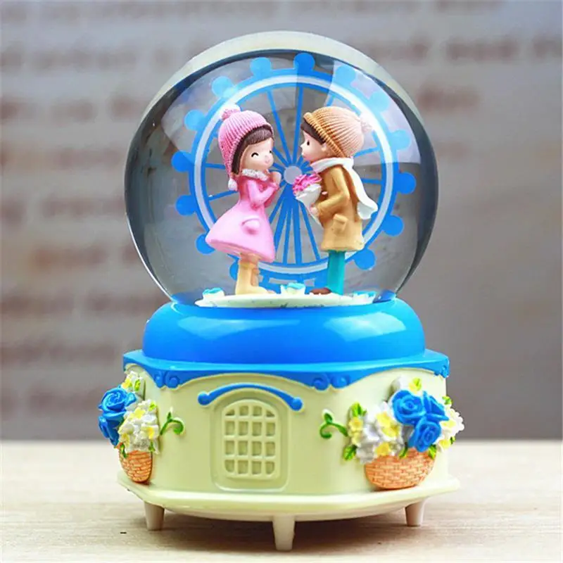 Подарок для подруги Muziekdoos Caixa Presente Note механизм снежный шар музыкальный Caja De Musica Boite музыкальная шкатулка - Цвет: Number 19