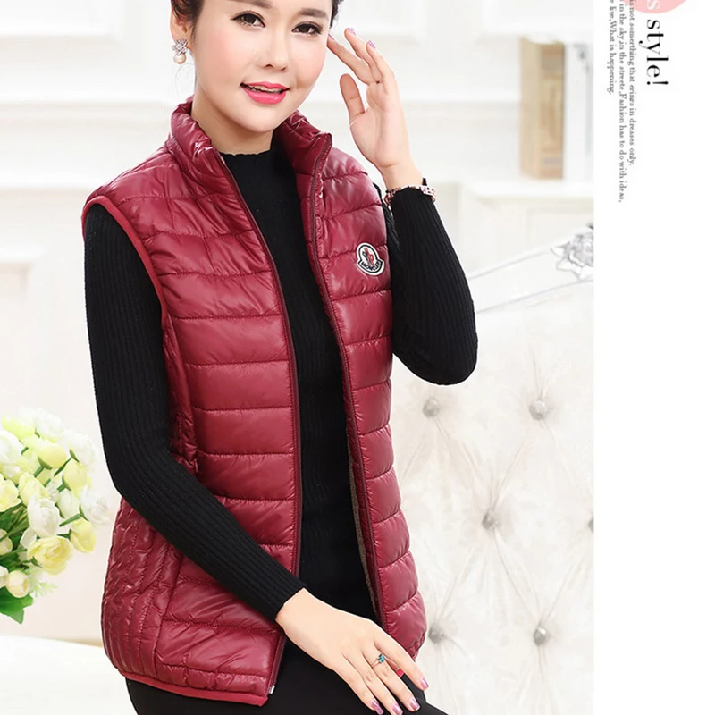 2019 Новый женский зимний жилет плюс размер бархат мягкий сплошной цвет элегантный