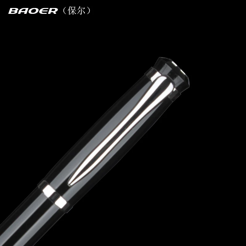 Ручка перьевая Baoer 508 стальная с наконечником 0 5 мм | Канцтовары для офиса и дома