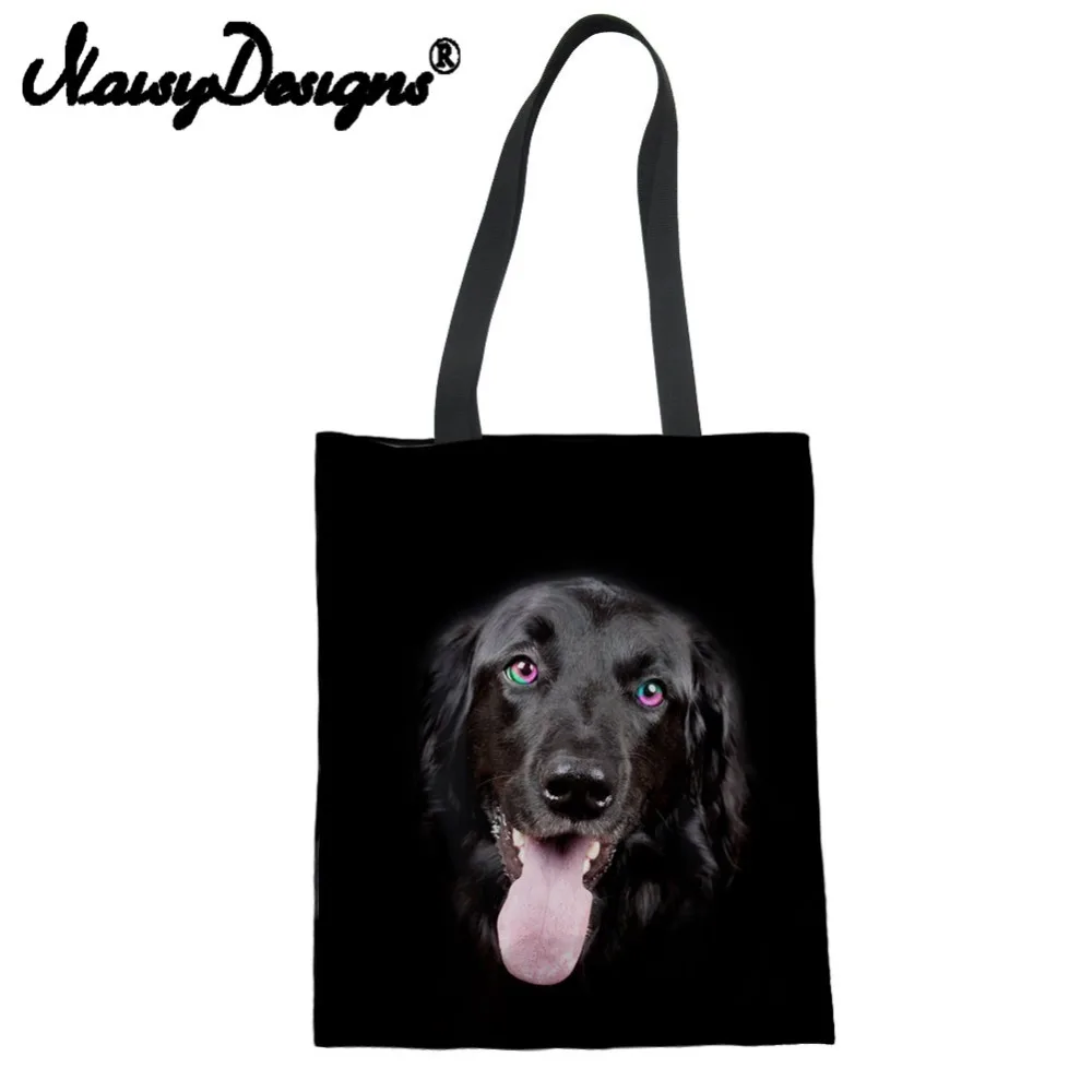 Многоразовые холщовые сумки для покупок женщин с 3D рисунком