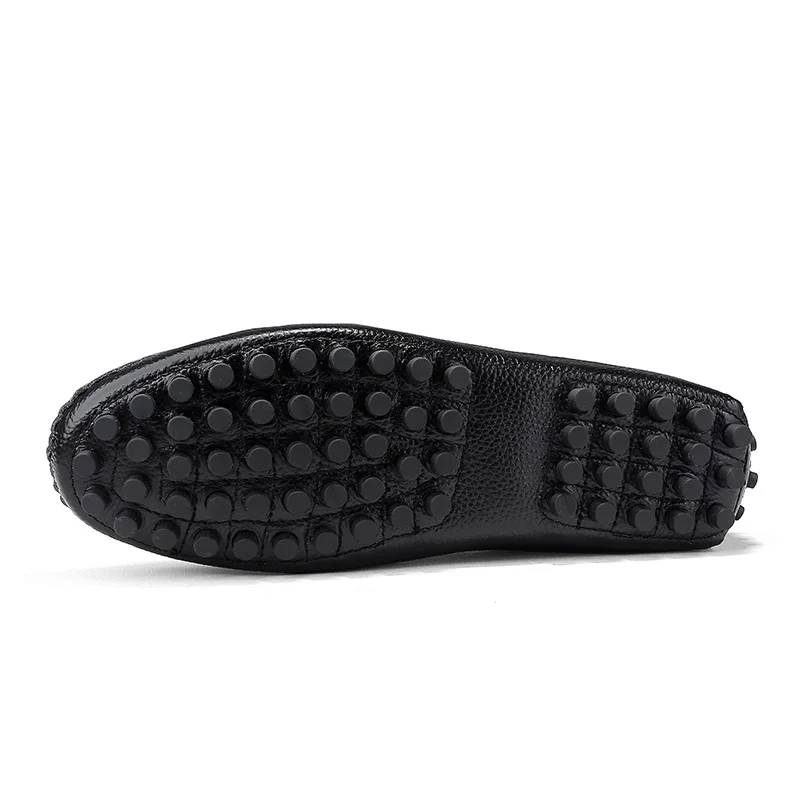 Men Casual Shoes Male Genuine Leather Loafers Moccasins Slip On Men's driving Large Size 39-50 | Обувь