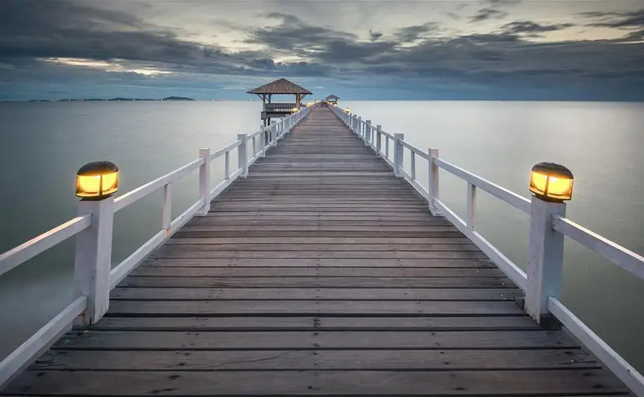 Пользовательские фото обои 3D стереоскопический мост пользовательские ТВ