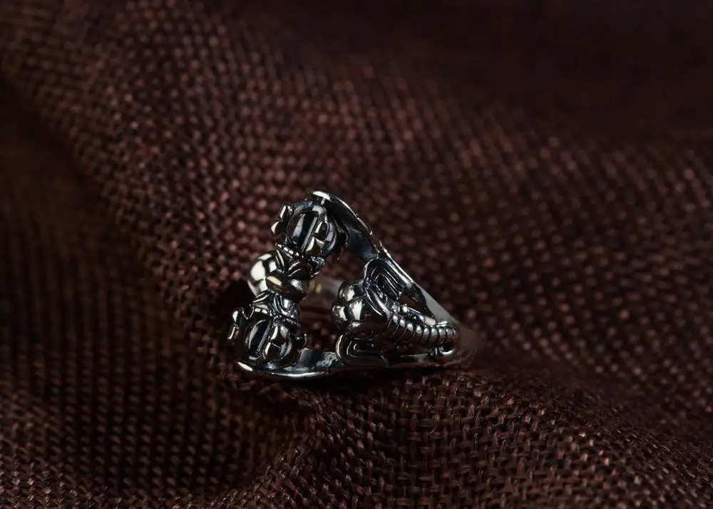 BALMORA 925 пробы серебряные Vajra кольца со слонами для мужчин винтаж животное тайское серебрянное кольцо модные украшения Anillos SY20892