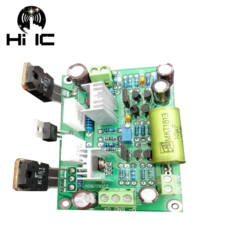 1 шт./2 шт. HiFi моно канала FET класса AB аудио усилитель мощности K851 125 Вт DC 24 50 В квази