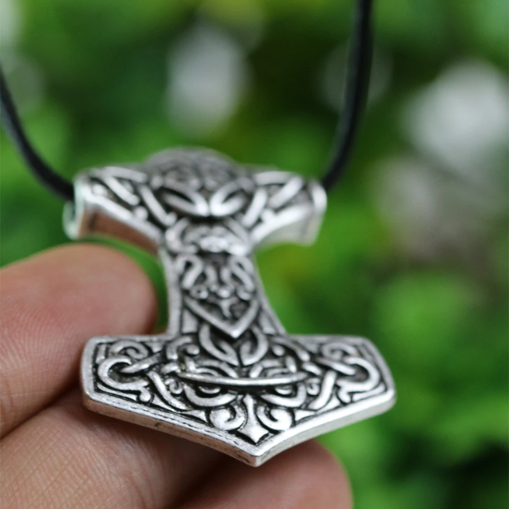 1 шт. ожерелье молоток викинга скандинавский Молот Тора с драконом