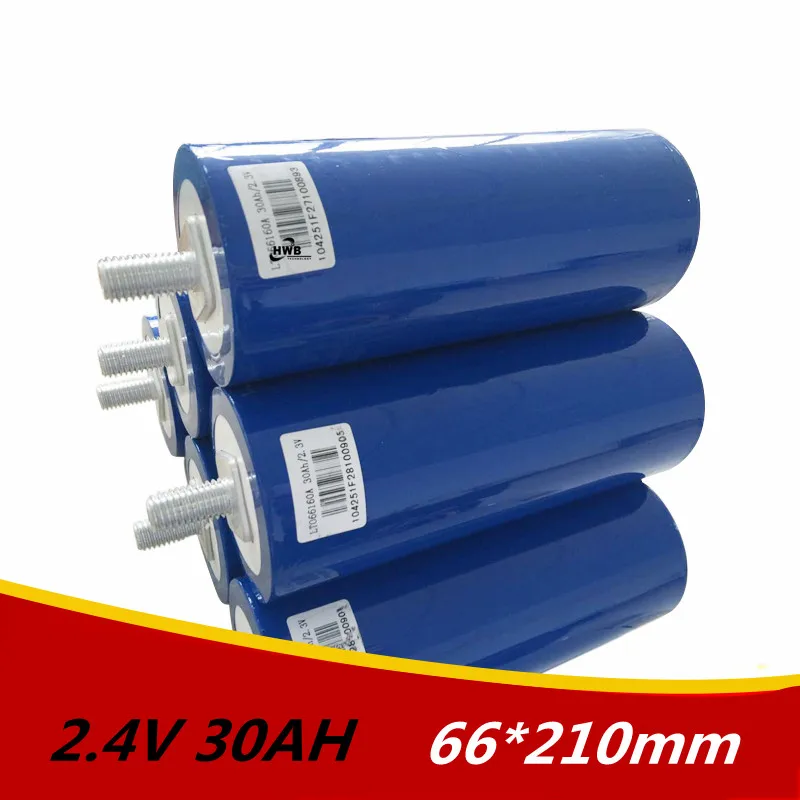 20 шт. цилиндрическая литий титановая батарея 30 Ач 2 4 В Ач|rechargeable battery|battery abattery
