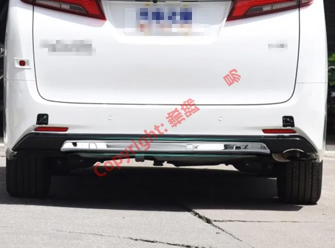ABS Хромированная накладка на задний бампер для Toyota Alphard Vellfire AH30