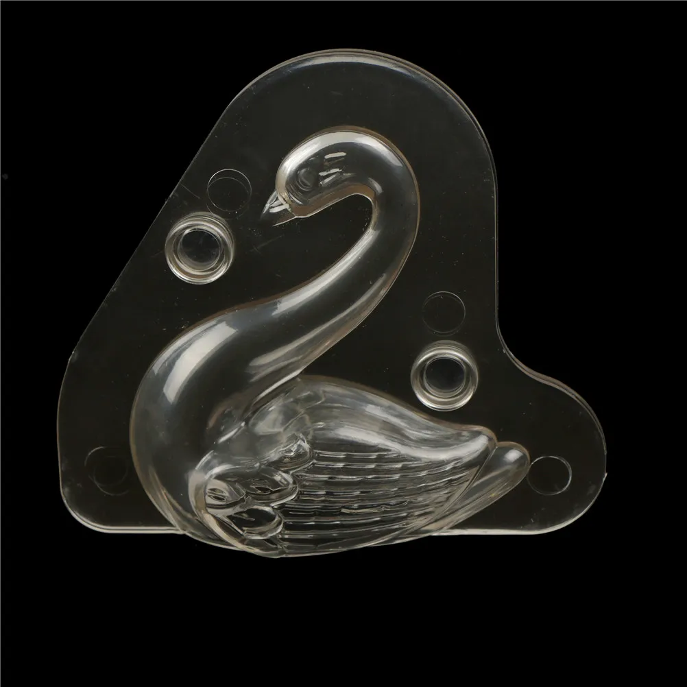 3D Chocolate Mold Swans Candy Cake Decorating Tool Plastic Swan High Quality | Дом и сад