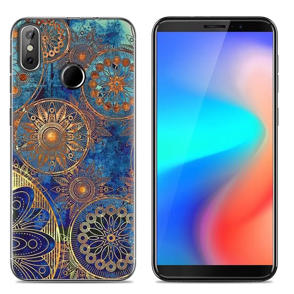 Мягкий силиконовый чехол для телефона Обложка для Cubot R11(J3 Pro) 5,5-дюймовый ТПУ Мода красочные картины Роспись Прозрачный чехол - Цвет: 2
