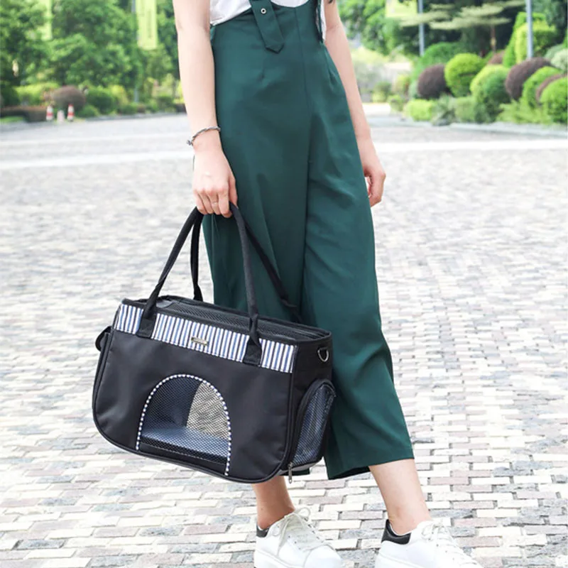 Летняя дышащая Сумка переноска для маленьких домашних животных кошек собак