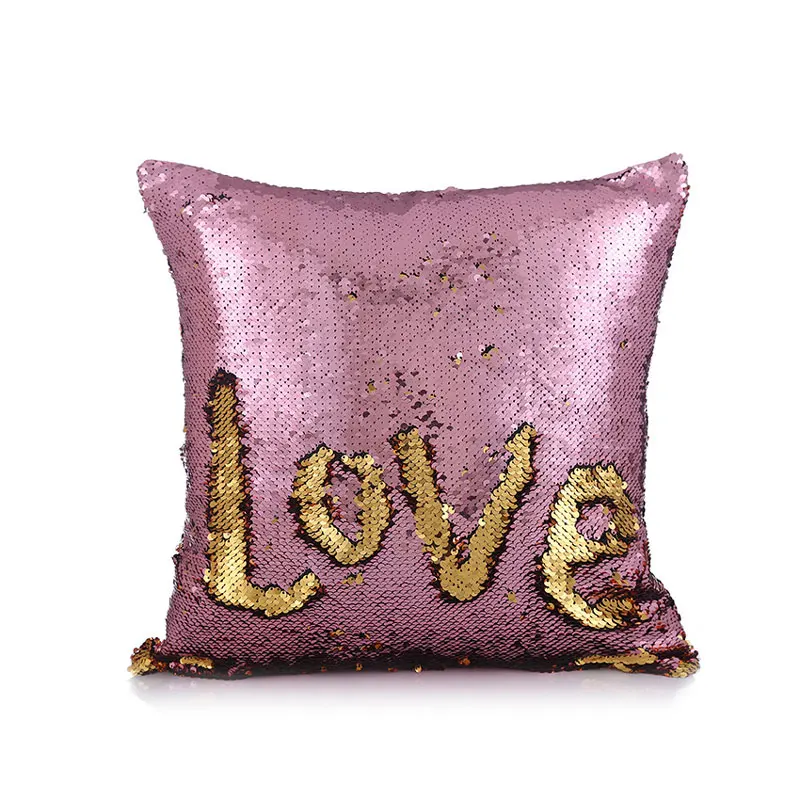 04 GIANTEX DIY Two Tone Блеск Блестки Площадь Диван Чехлы Декоративные Наволочки Home Decor Бросьте Чехол 40x40 см U1212 - Цвет: 04