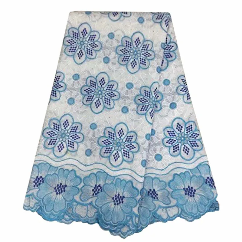 (5yards/lot) High class cotton Swiss voile lace fabric embroidered African for lady dress! WJ29-40 | Дом и сад