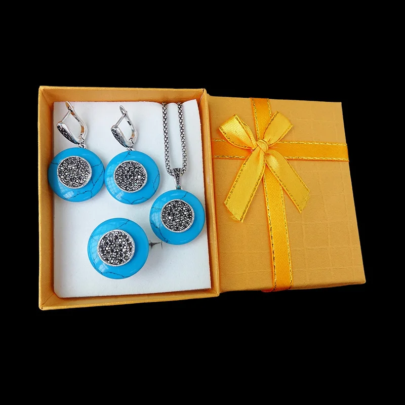 Женский винтажный комплект ювелирных изделий Sellsets вечерние комплекты из