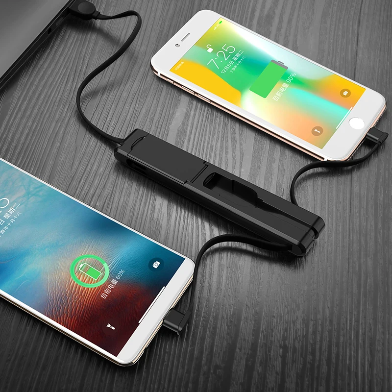 Oatsbasf USB кабель для iPhone XS Max X быстрое зарядное устройство 3 в 1 микро USB кабель для Xiaomi huawei P20 USB кабель для мобильного телефона