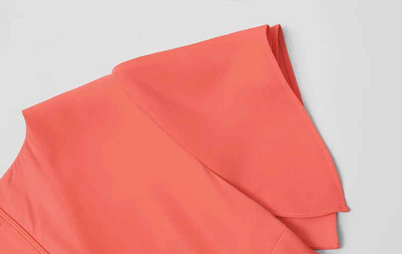 Женское платье с v-образным вырезом и коротким Расклешенным рукавом повседневное