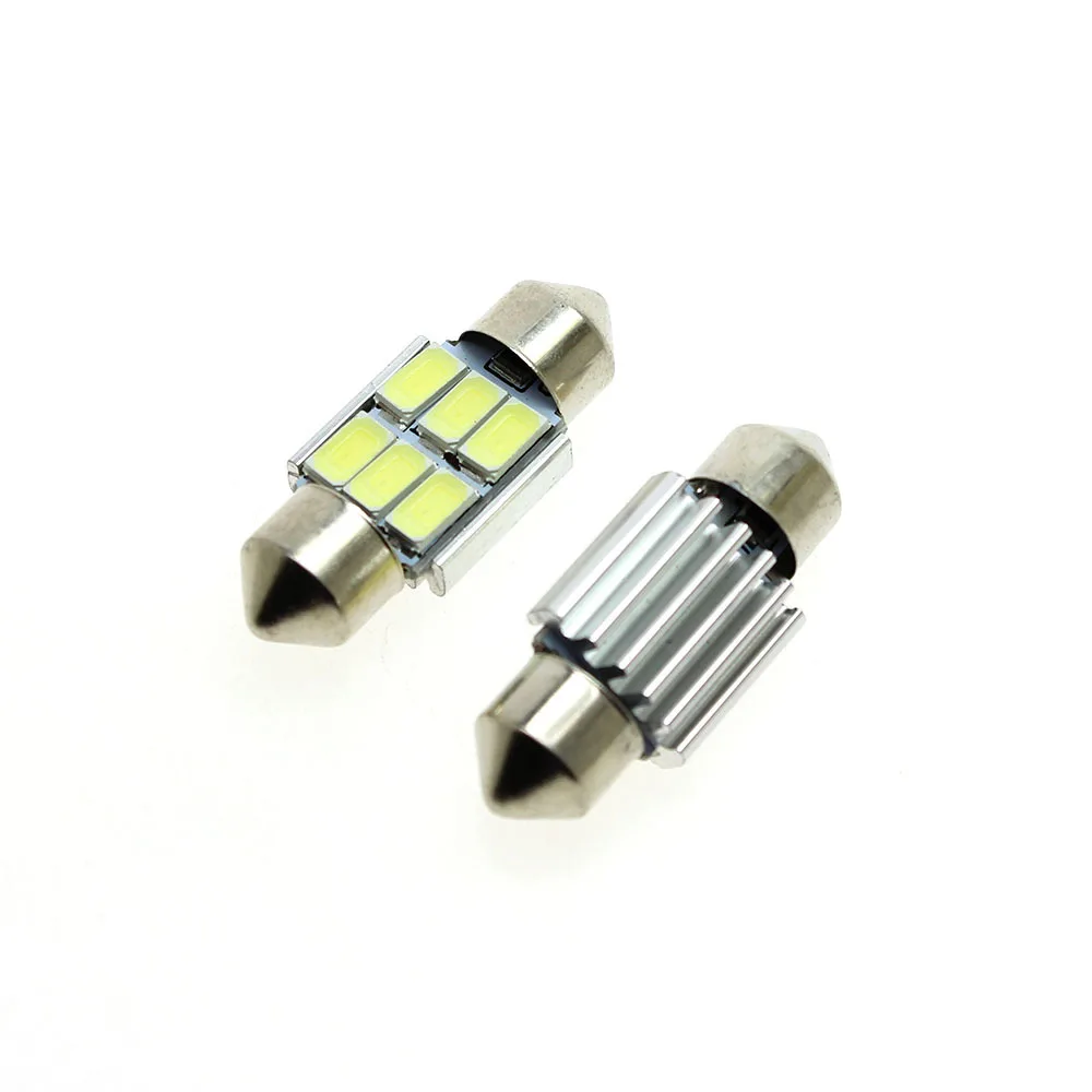 2 шт. светодиодные лампы 31 мм 36 39 41 12 В постоянного тока 3157 3022 6 SMD 5730|bulb rgb|bulb wholesalelight