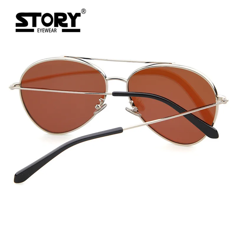 История моды Винтаж солнцезащитные очки авиаторы из розового золота Для женщин