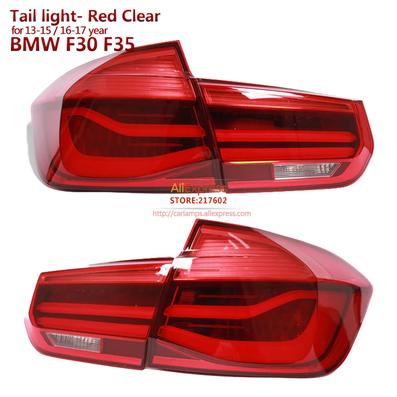 

for BMW 3-Series F30 F350 318i 318Li 320i LED Tail lights 2013-2015/2016-2017 Smoke Black / Red Color for choice