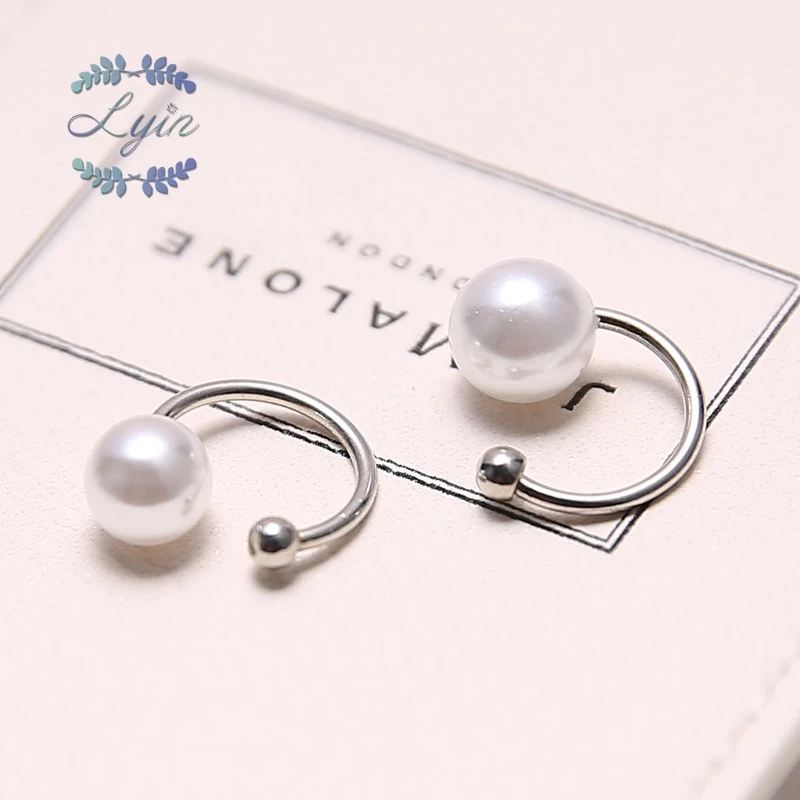 Папка для ушей с искусственным жемчугом без проколов клипсы ювелирных изделий|ear