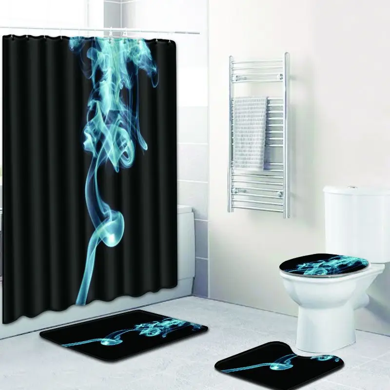 Бесплатная доставка 4 шт. коврики для ванной комнаты бега по Льву | Дом и сад
