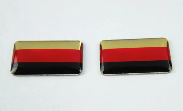 2 шт авто автомобиль флаг Германии Смола эмблема значок стикер|Наклейки на