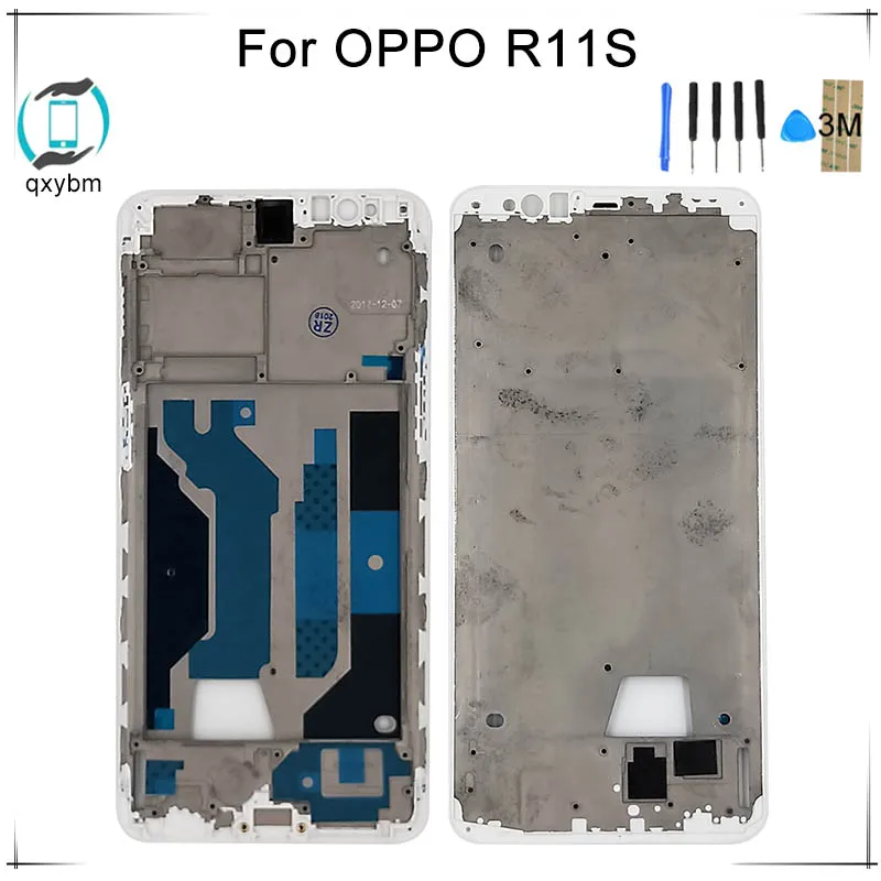Для Oppo R11s мобильный телефон корпус средней рамы с ободком чехол Лицевая панель