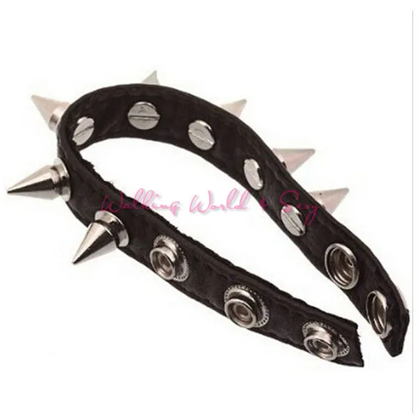 Регулируемое кожаное кольцо для пениса удлиняющее Стимулятор точки G