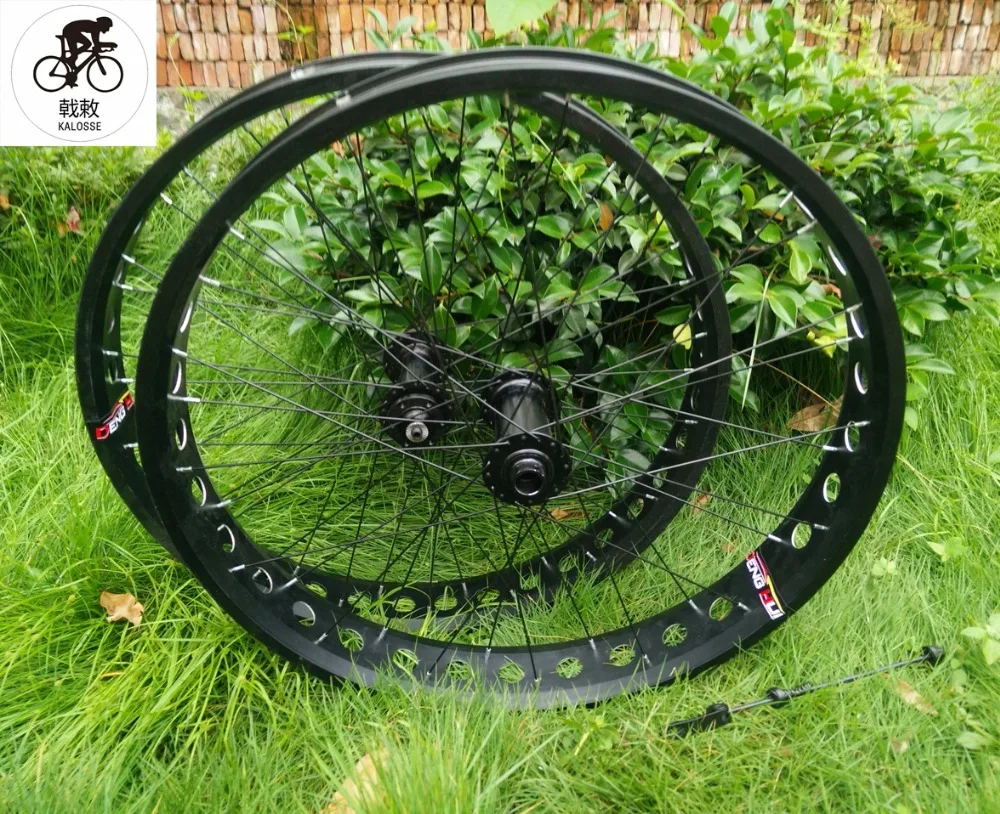 Kalosse 20mm Barrel shaft 26er snow/fat bike wheels 150*20mm/190*9mm Hubs . Beach Bicycle | Спорт и развлечения