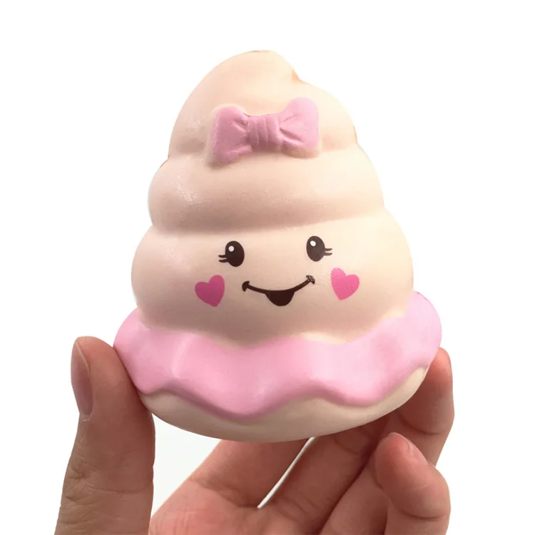 Poo princess pink rare squishy PU soft slow rising Kid Toys Soft squeeze Xmas Gift Stress Reliever wholesale 15pcs lot | Игрушки и хобби