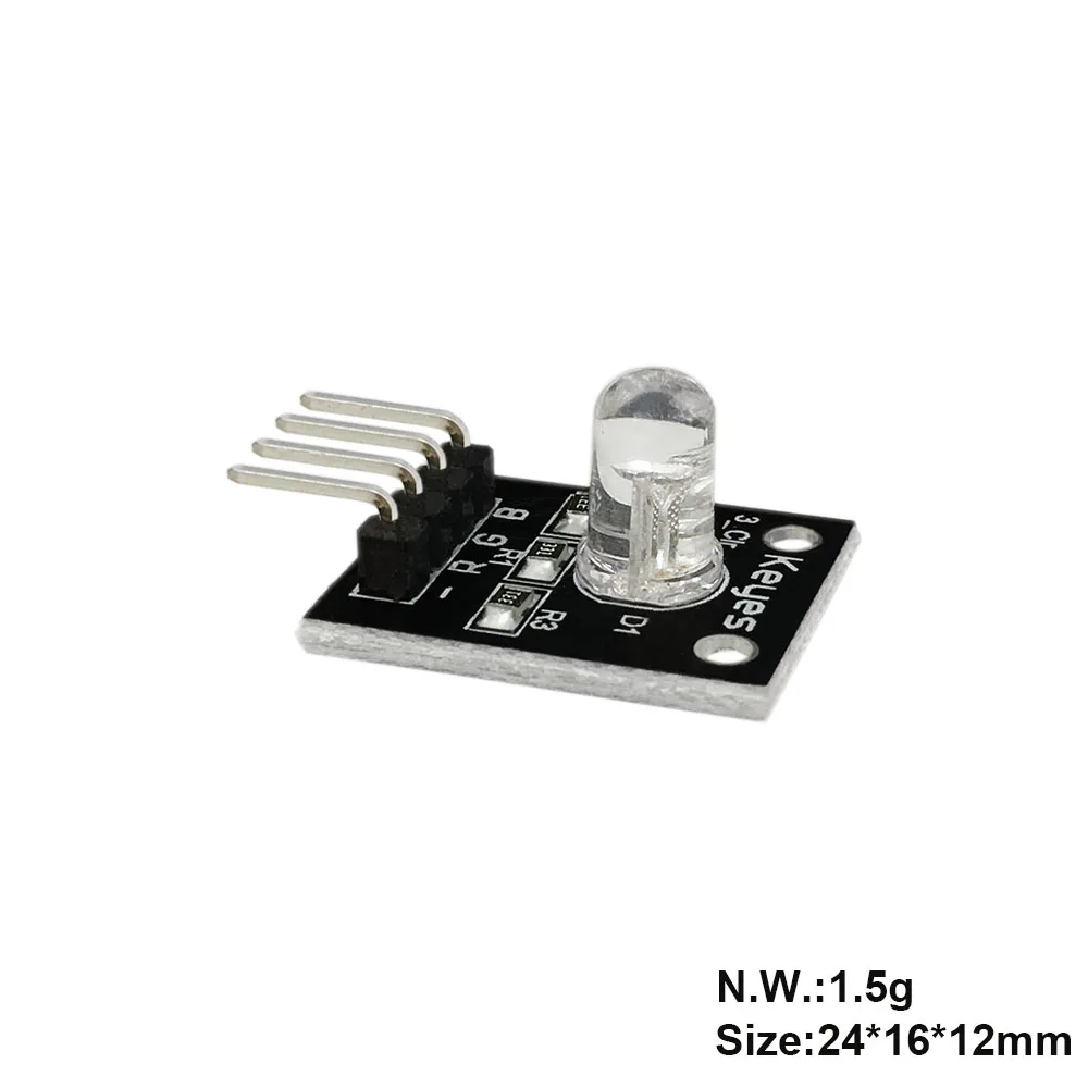 10 шт. три цвета 3 RGB светодиодный модуль датчика для Arduino DIY стартовый набор