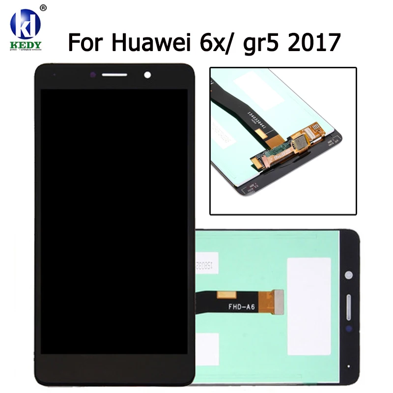Для huawei Honor 6X ЖК-дисплей Дисплей Сенсорный экран Панель 5 дюймовый Digitizer Замена для