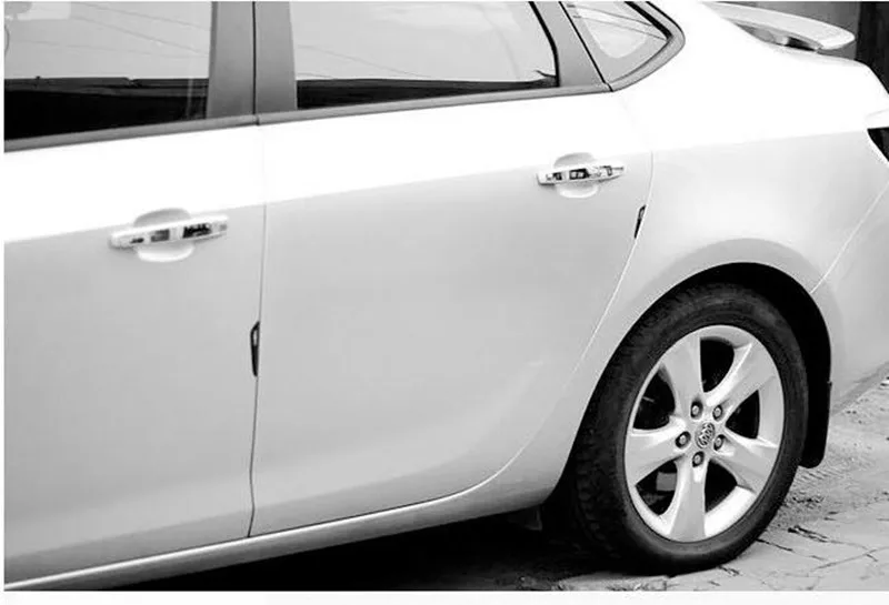 Автомобильные Стильные наклейки из углеродного волокна для автомобильной двери