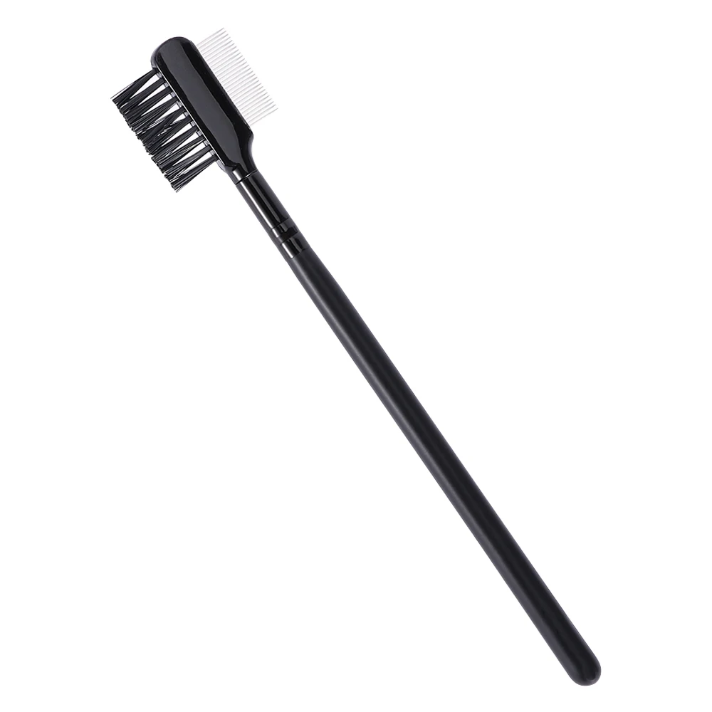 1PC Professional Eyelashes Extension Eyebrow Metal Dual Comb Brush Eye Lashes Beauty Cosmetic Makeup Tools |